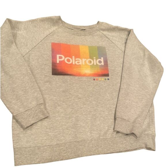 Polaroid Grey Sweatshirt Size XL - Picture 1 of 6
